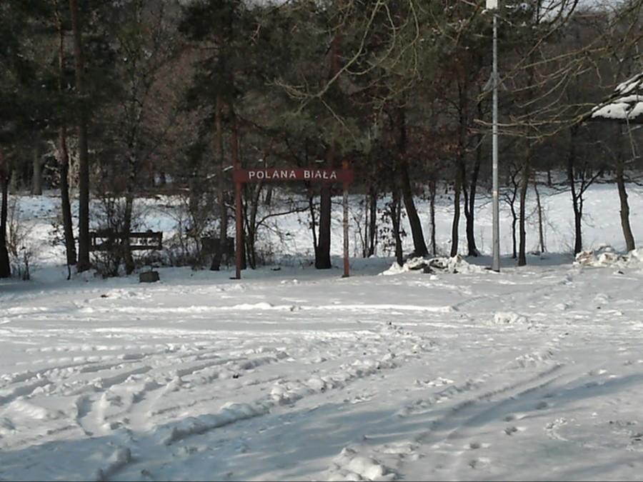 Polana Biała - za leśniczówką o tej samej nazwie.