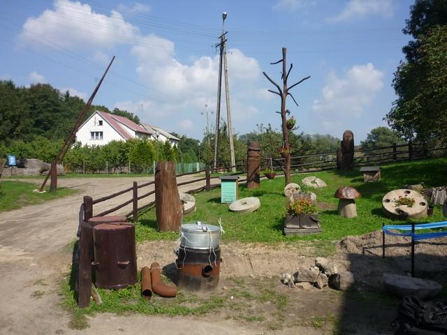Wjazd na teren skansenu