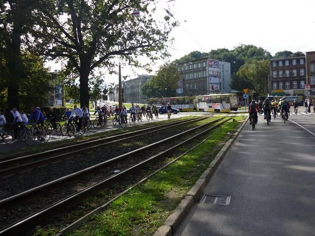 Trasa prowadziła ulicą Bernardyńską
