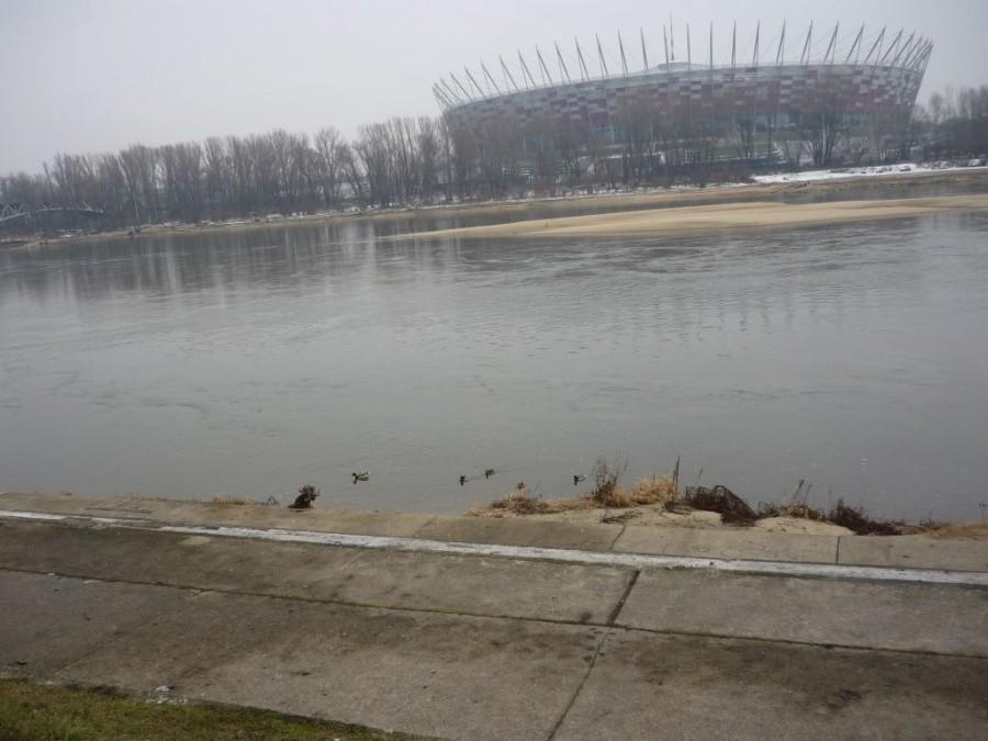 Stadion Narodowy w Warszawie nad Wisłą
