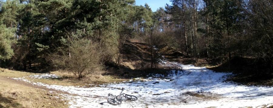 Na Moraskim Cross Country leży jeszcze troszkę śniegu ...