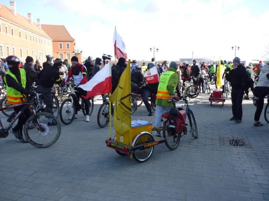 Warszawska Masa Krytyczna - Pamięci Żołnierzy Wyklętych