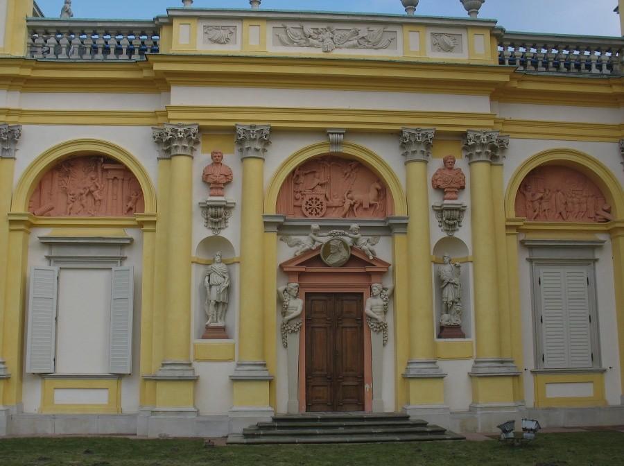 Wilanów – płd. wejście korpusu głównego