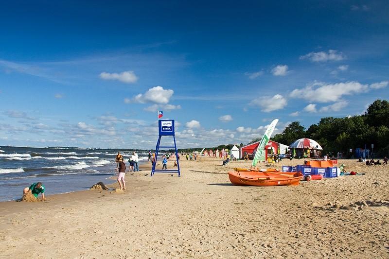 Plaża w Gdańsku Jelitkowie
