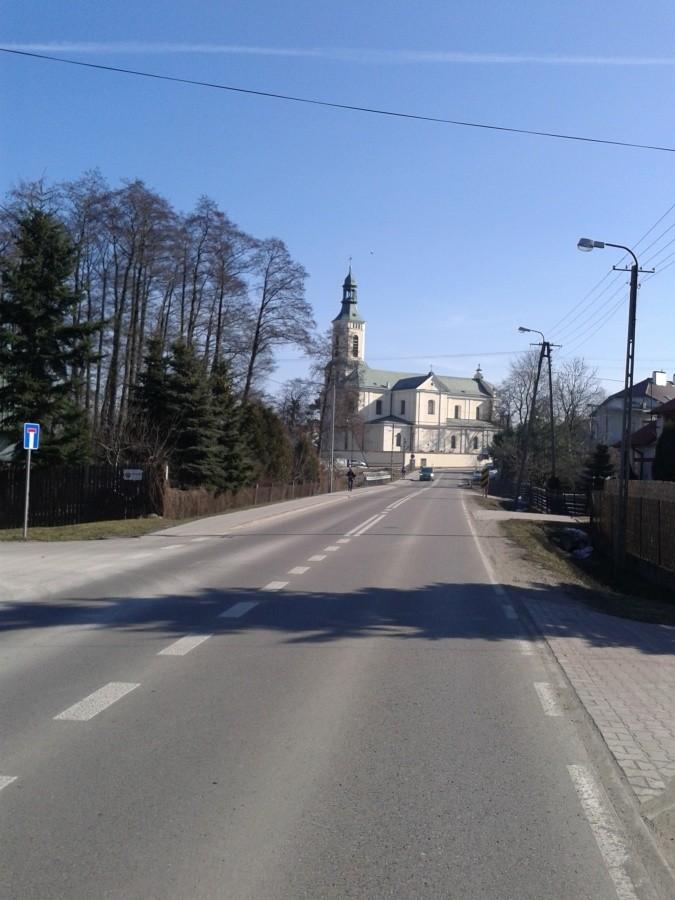 Stare Babice. Widok z ulicy Sienkiewicza