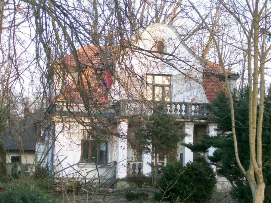 Zalesie Dolne-willa Zast -Moniuszki 7, spruchniały konar zniszczył połać dachową