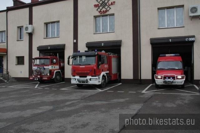 OSP Lutomiersk wyjazd na akcje