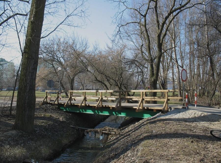 Mostek na Potokiem Służewieckim