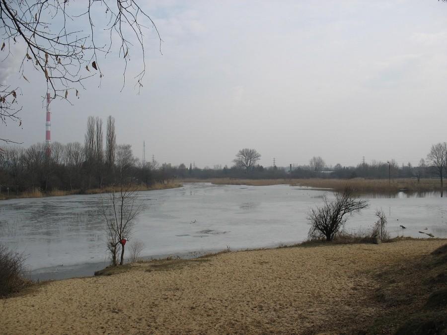 Plaża nad Jeziorkiem Czerniakowskim