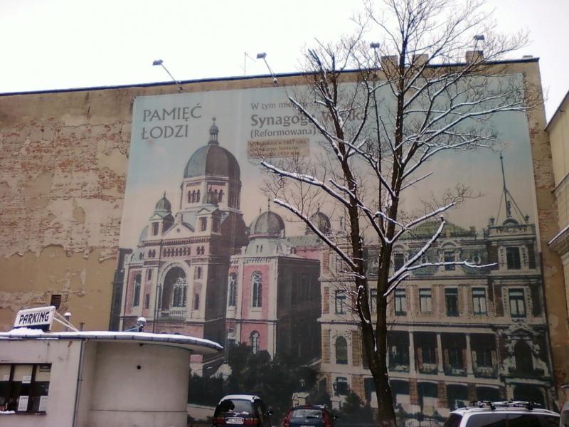 Pamiątka po łódzkiej synagodze