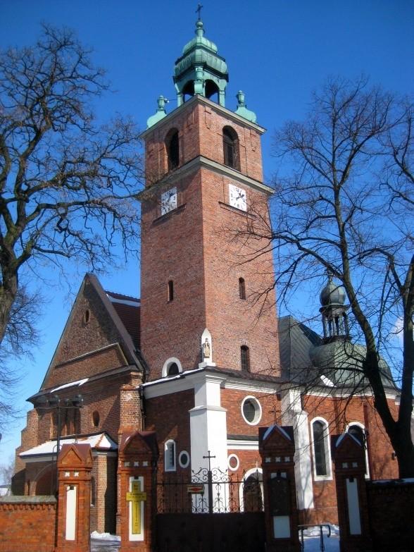 Kłecko - kościół Św.Jerzego i Św. Jadwigi wybudowany przed 1596 rokiem