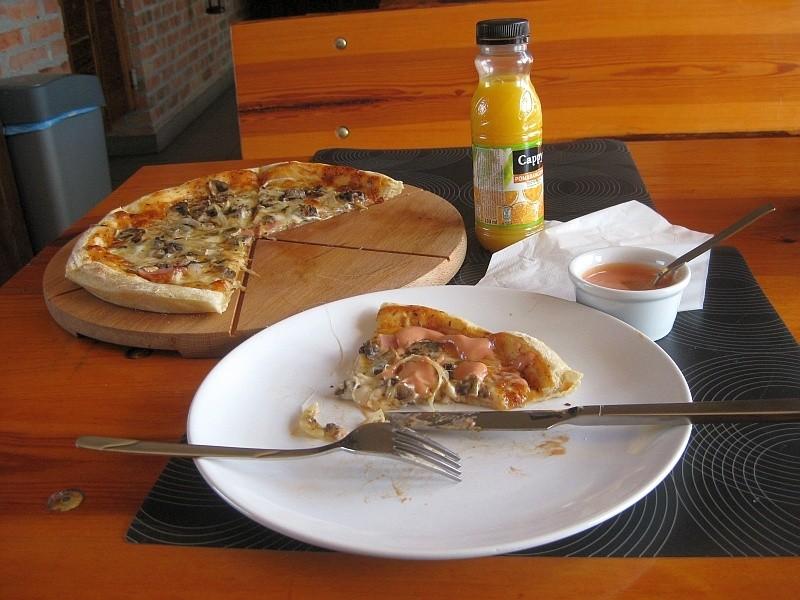 a na koniec pyszna Capriciosa - mmmmmm :-P