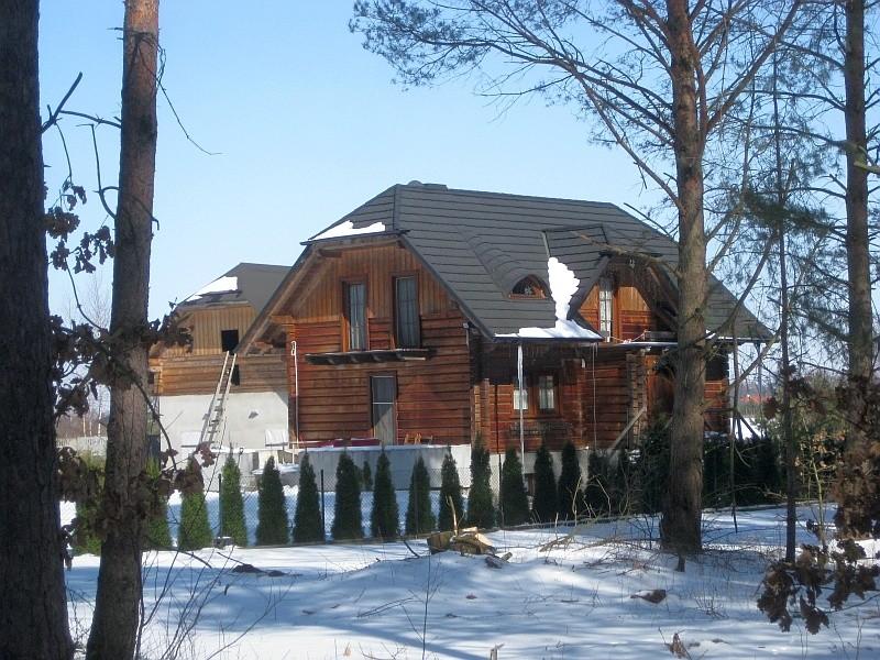 Stęszewko - kolejny drewniany domek