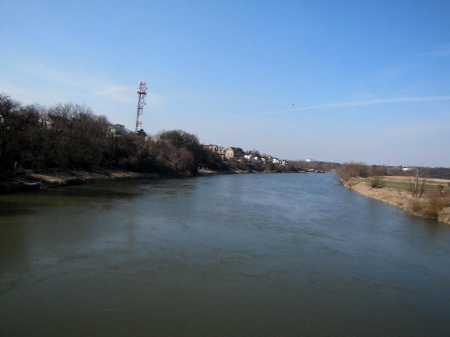 Rzeka Odra w Krapkowicach