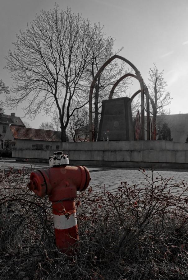Pomnik przy kopalni Makoszowy