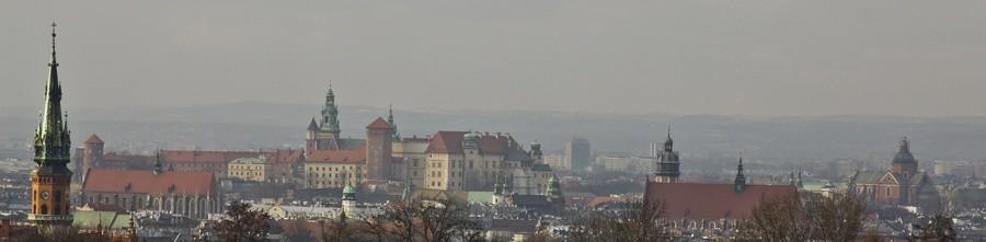 Panorama Krakowa z Kopca Kraka