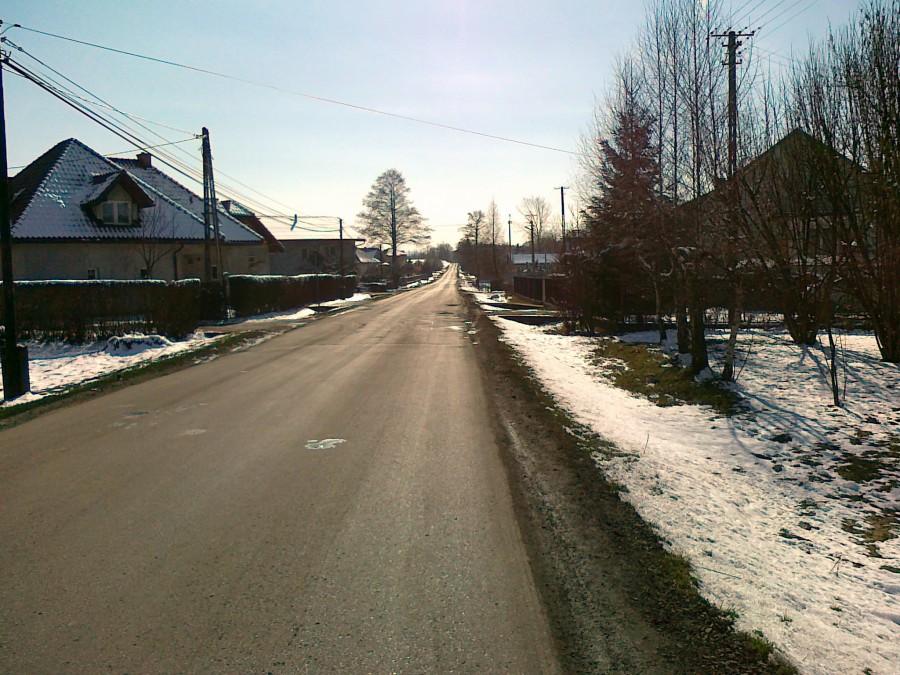 Zimowy krajobraz przed Czernichowem