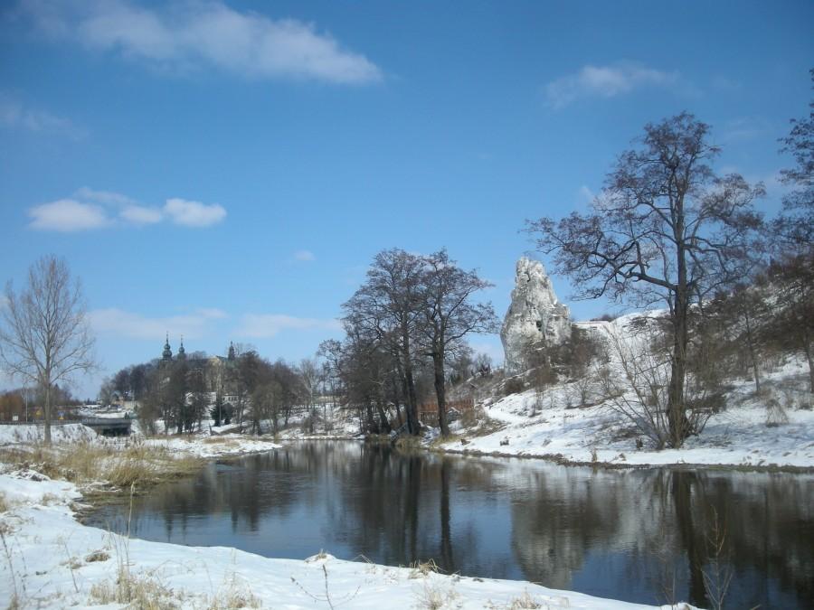 Skała Miłości nad Wartą w Mstowie