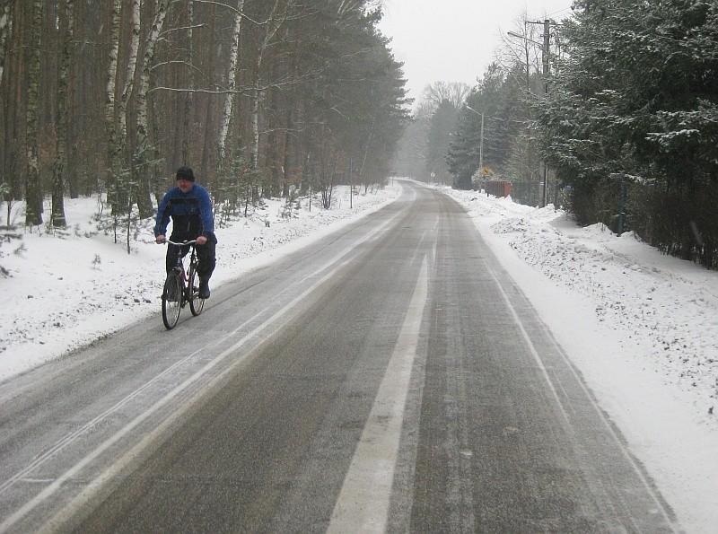 napotkany w Tucznie rowerzysta