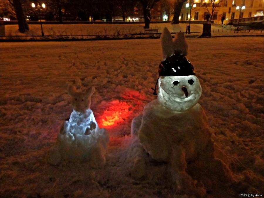 Ulepiliśmy Bałwany! TFU! ZAJĄCE!!!!!!!!!!