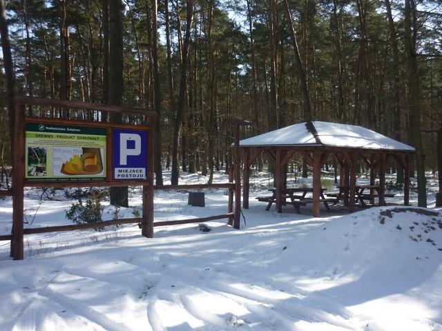 Punkt postojowy między Jarużynem a Osielskiem