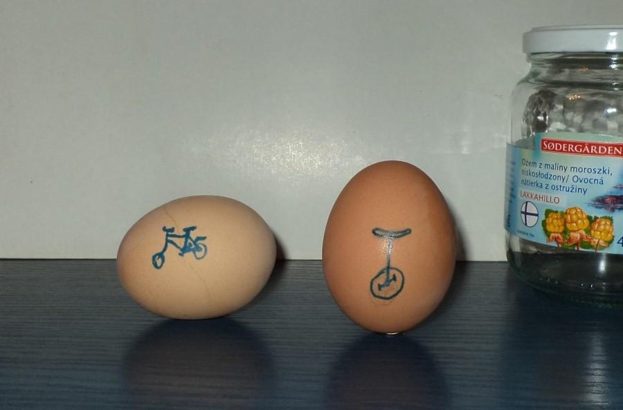 Balans rowerowych pisanek ;)