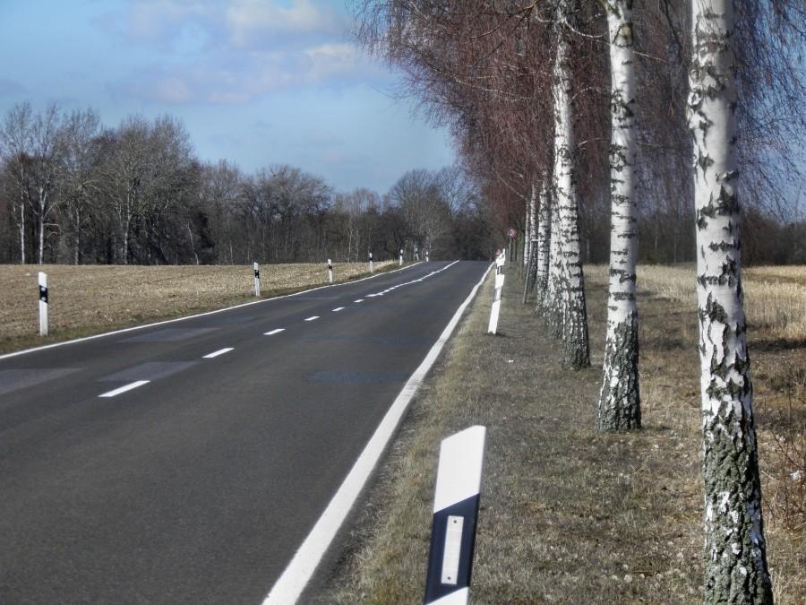 W drodze do miejscowości Krackow - urocza trasa, pogoda też dopisała.