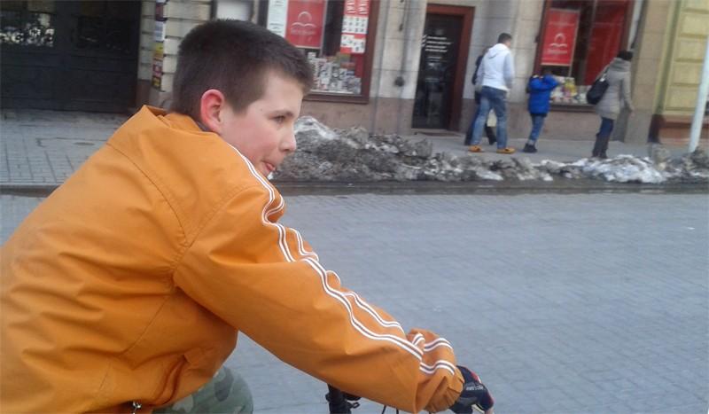 Filip i rower