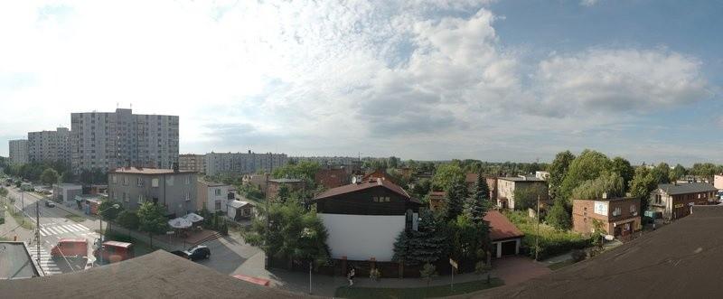 Widok z dachu budynku w który mieszkam :) - fotka archiwalna