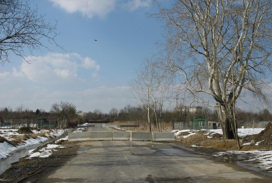 Barykada na ul. Wirażowej