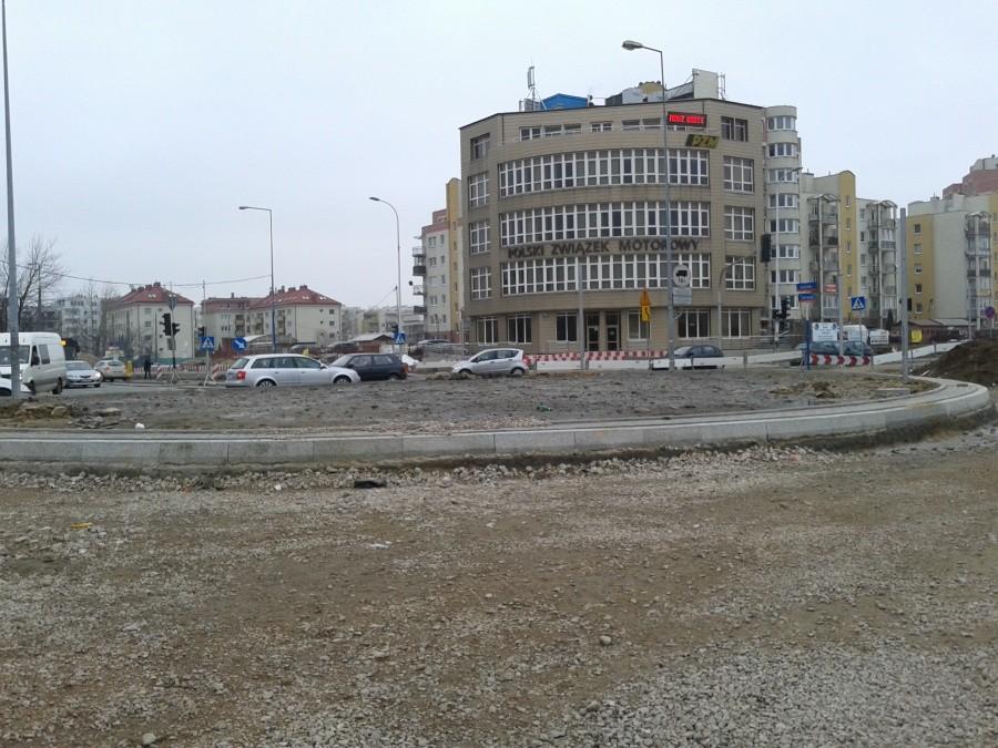 Rondo na skrzyżowaniu Górczewska Lazurowa