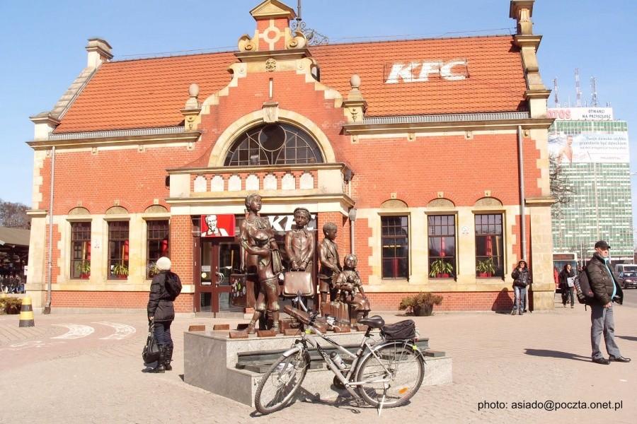 Przy dworcu w Gdańsku Głównym