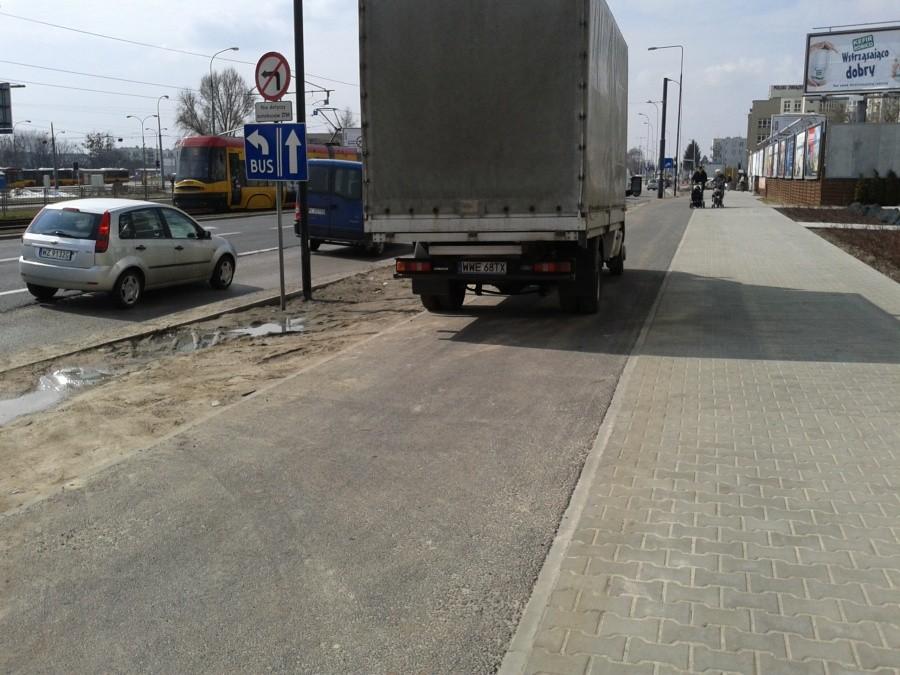 Parking na DDR przy Górczewskiej