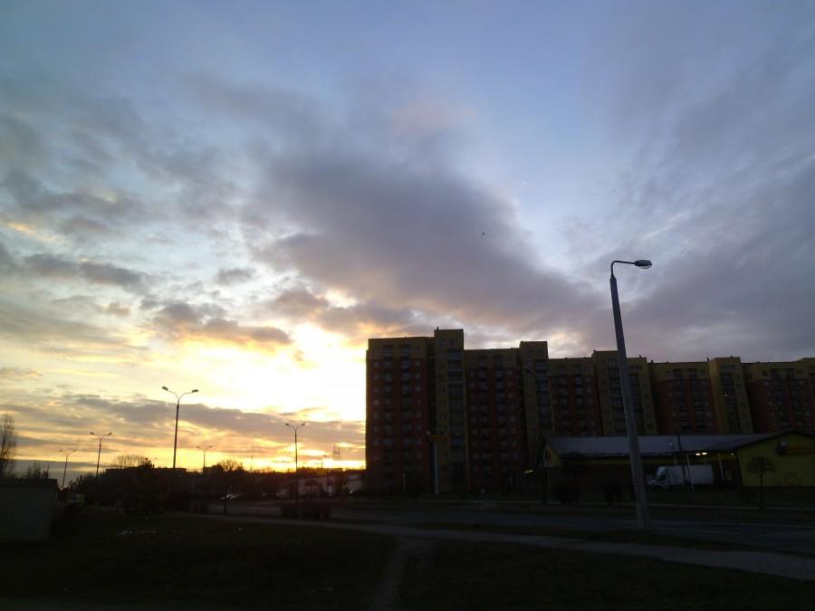 Wschód słońca nad Gołonogiem