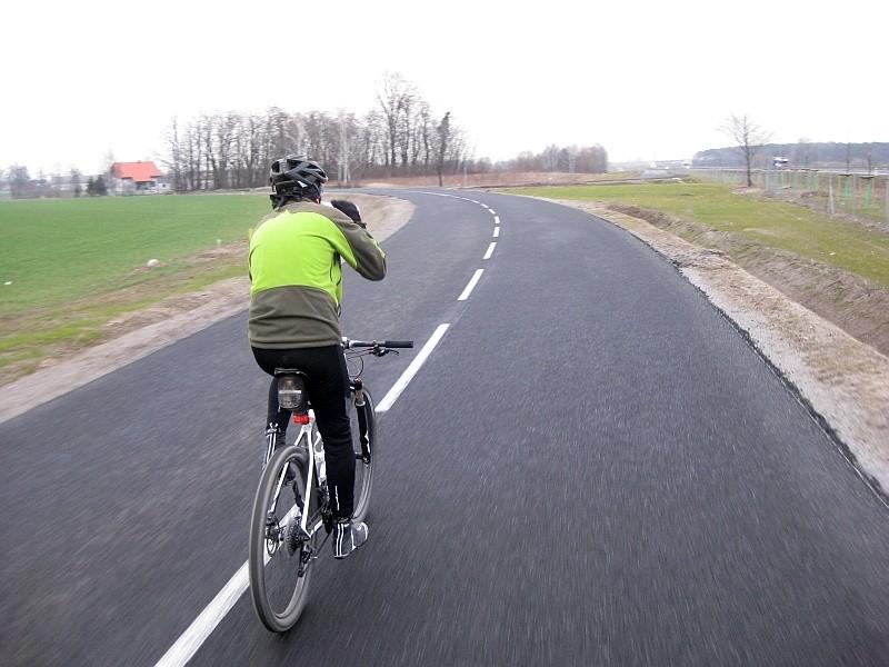 większość trasy prowadziła takimi oto drogami