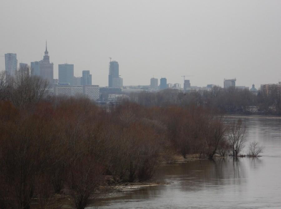 Warszawa z Mostu Siekierkowskiego
