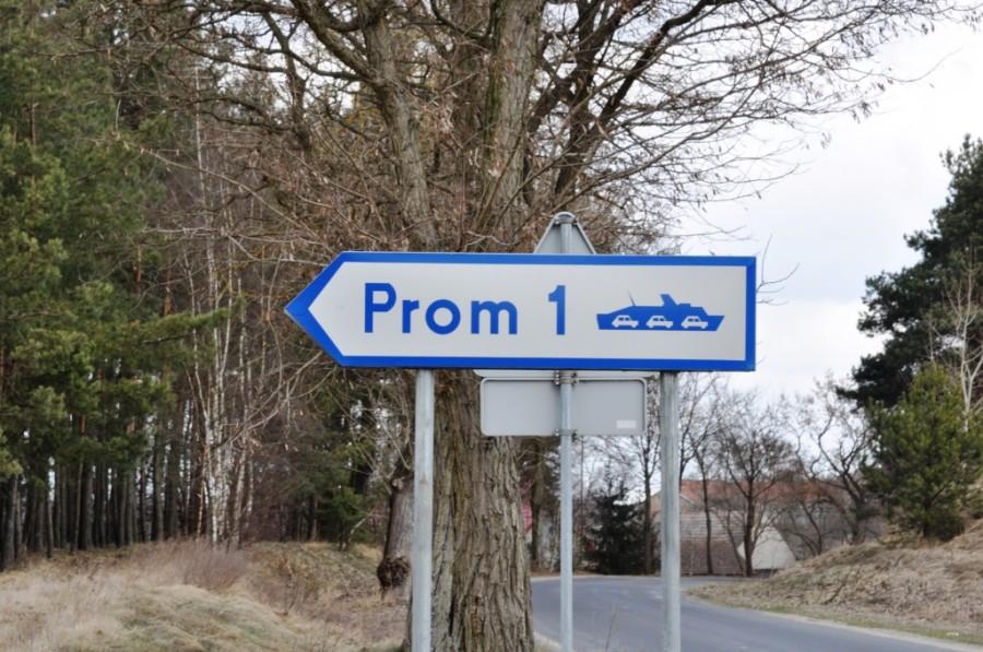 W drodze na prom w Walkowicach