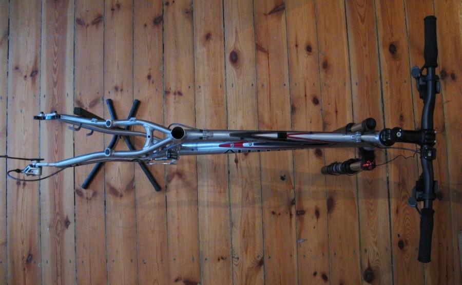 Rower gotowy na przyjęcie nowych części