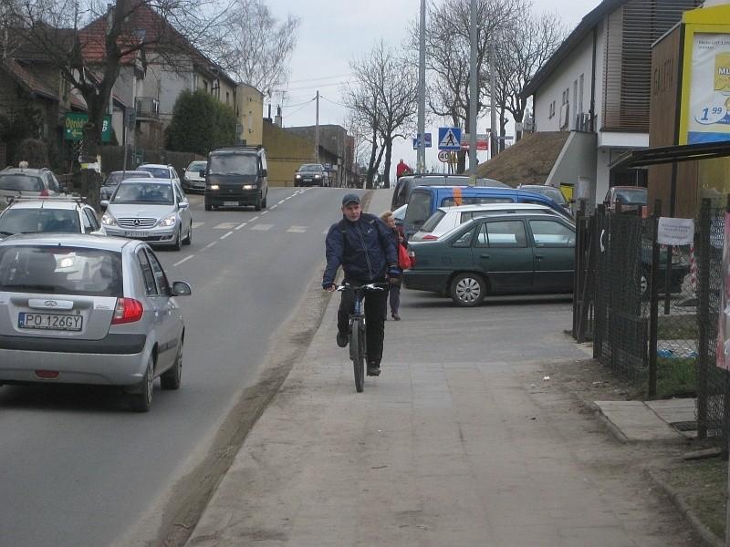 Łukasz jedzie przez Kiekrz