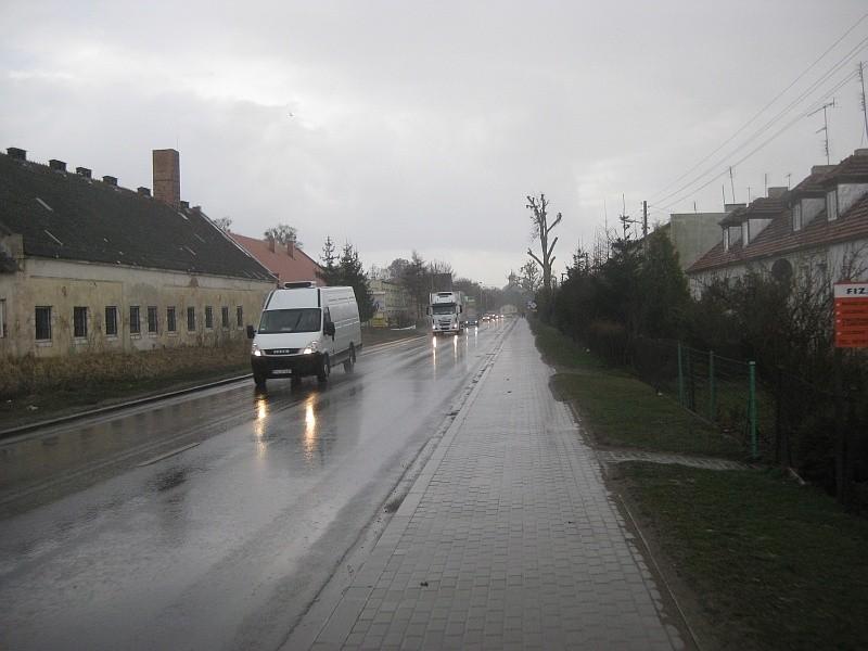 w Owińskach zmoczył mnie deszcz