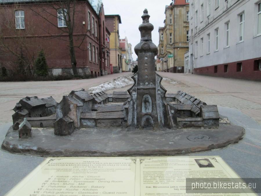 Makieta zakonu kartuzów.