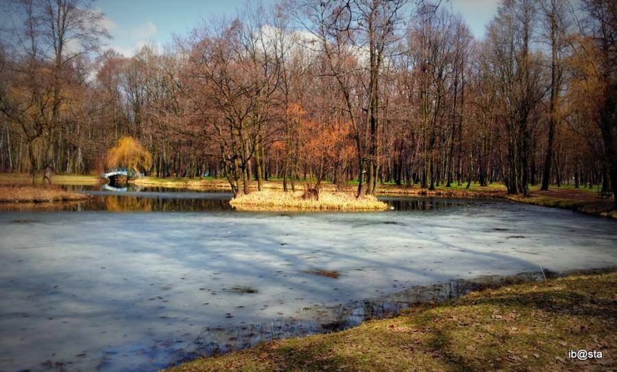 na Zielonej ... ostatni bastion zimy - kiedy wracałem prawie go nie było ;)