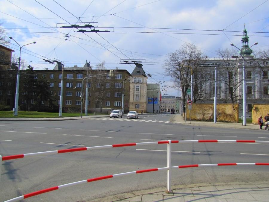 Skrzyżowanie w Opavie