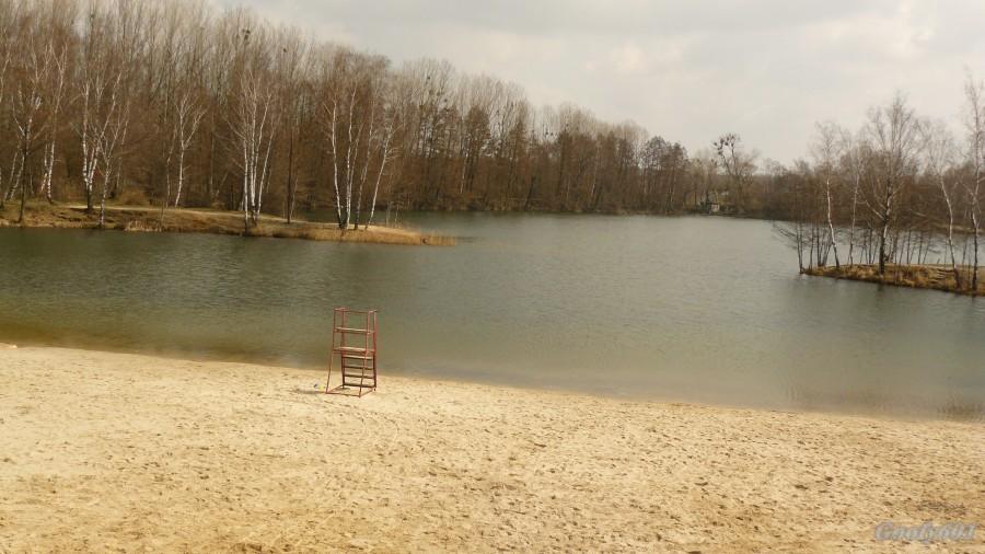 Jeszcze pusta plaża :)