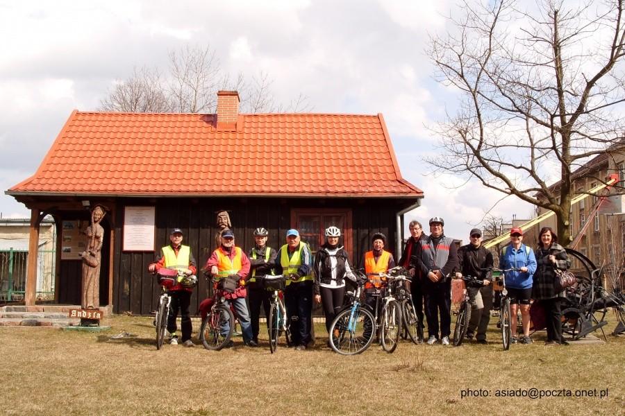 Z grupą rowerową z Malborka
