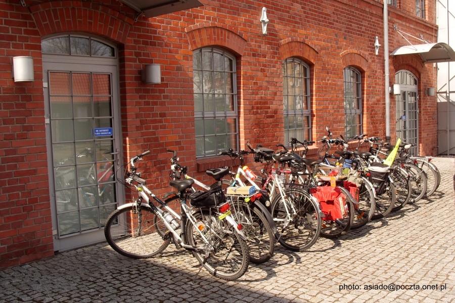 Fabryka Sztuk w Tczewie - rowerki zwiedzających