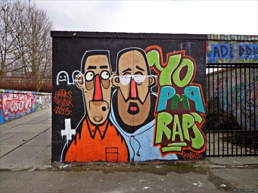 graffiti na murach pewnej ursynowskiej szkoły.