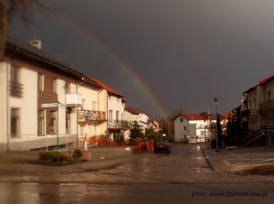 Po deszczu pojawiła się tęcza...
