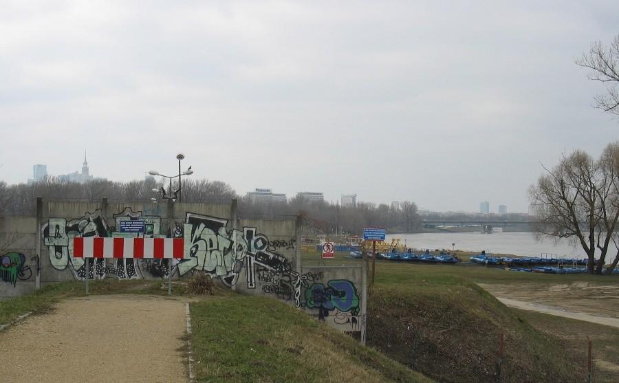 Ścieżka rowerowa, kończy się na Wodociągach