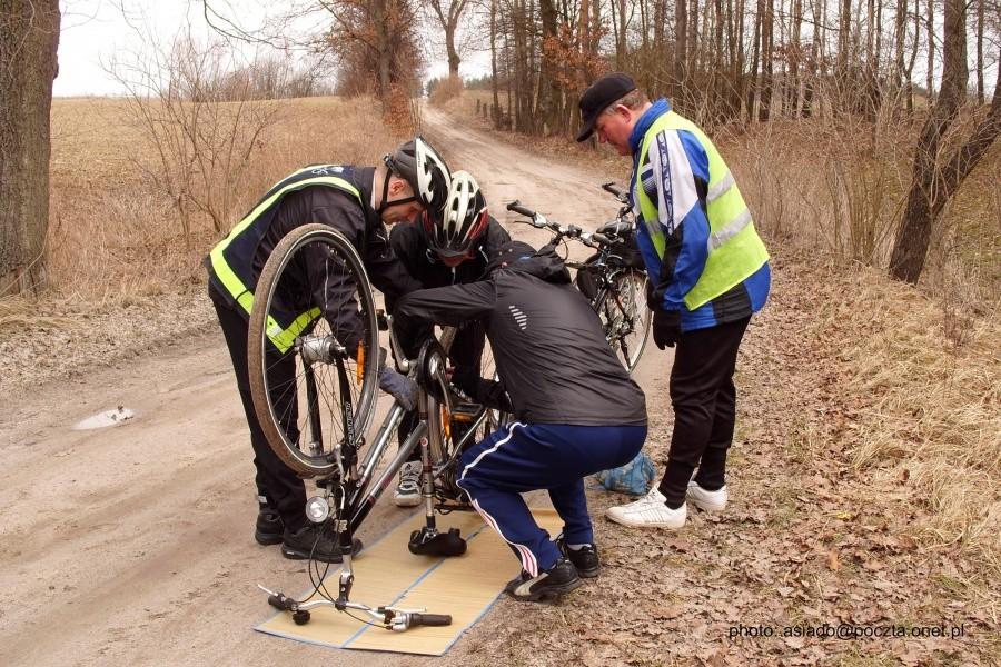 Regulacja nowego roweru Mirki